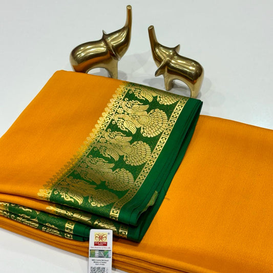 Pure Mysore Crepe Silk Saree