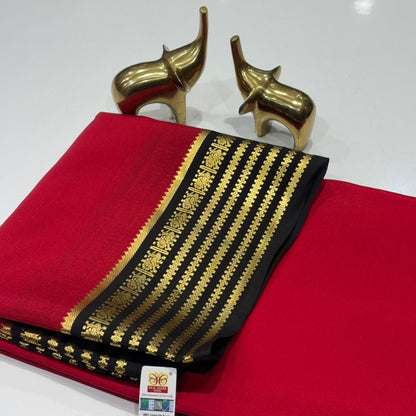 Pure Mysore Crepe Silk Saree