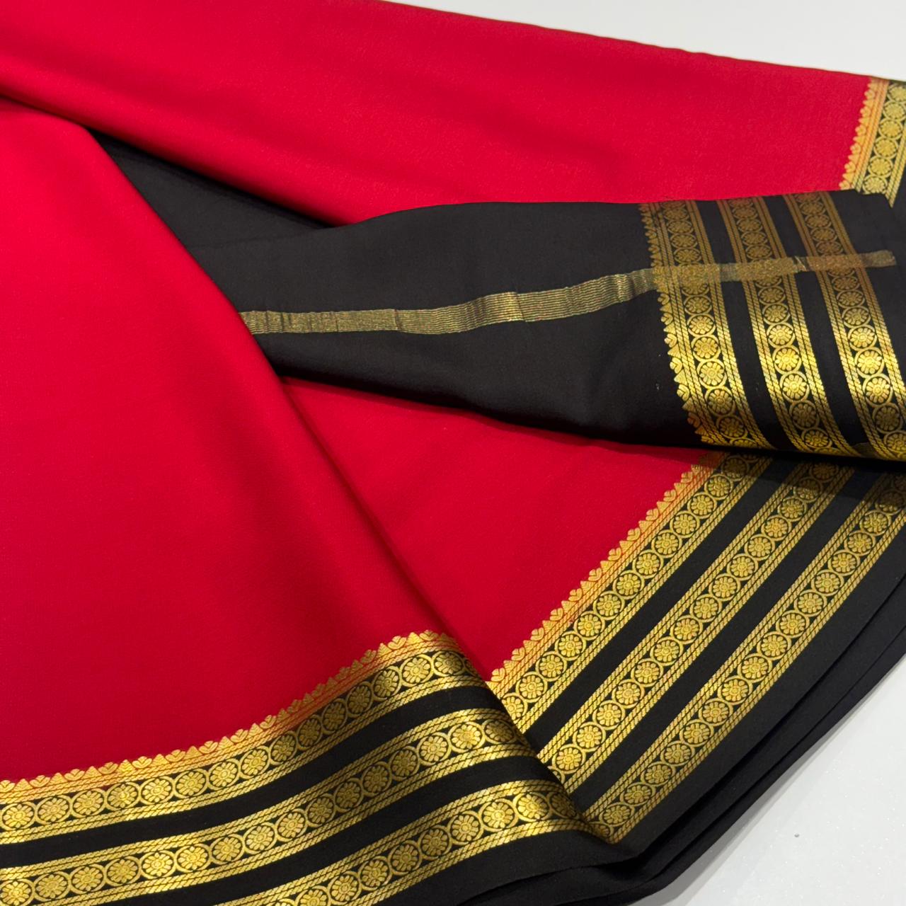 Pure Mysore Crepe Silk Saree