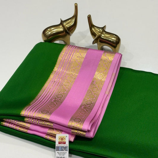 Pure Mysore Crepe Silk Saree