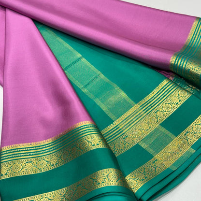 Pure Mysore Crepe Silk Saree