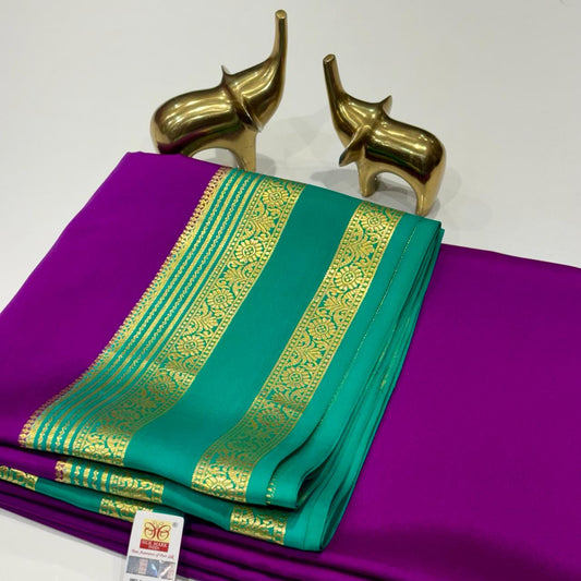Pure Mysore Crepe Silk Saree