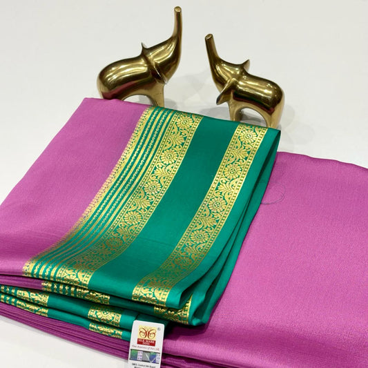 Pure Mysore Crepe Silk Saree