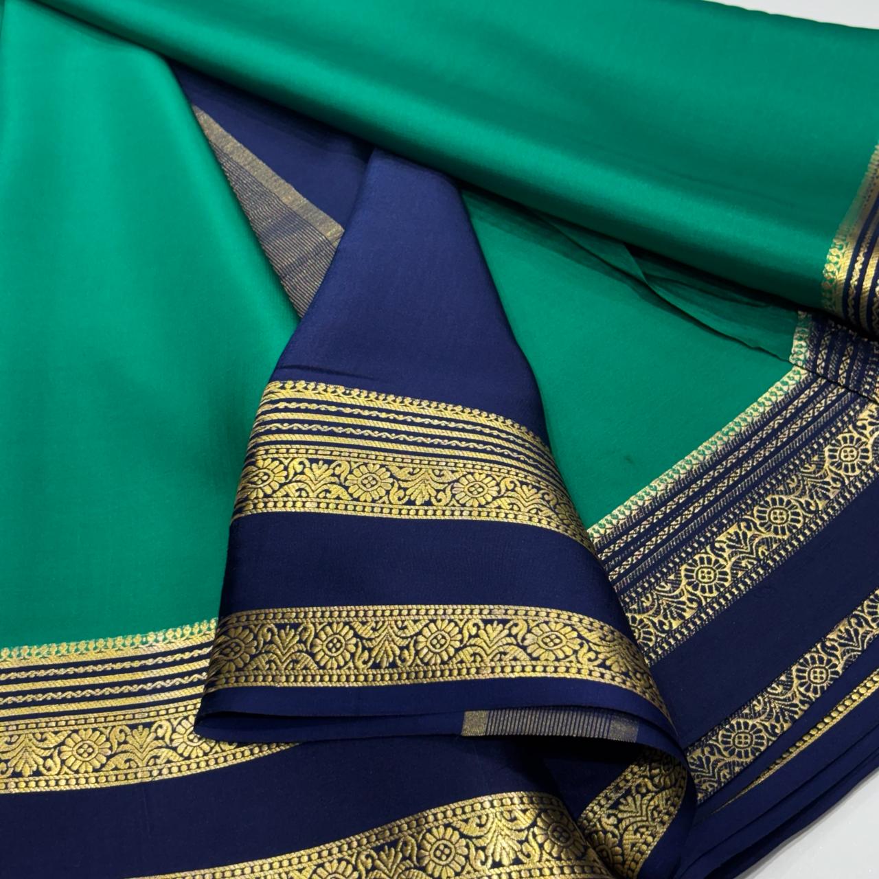 Pure Mysore Crepe Silk Saree