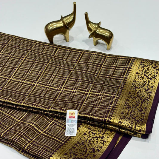 Pure Mysore Crepe Silk Saree