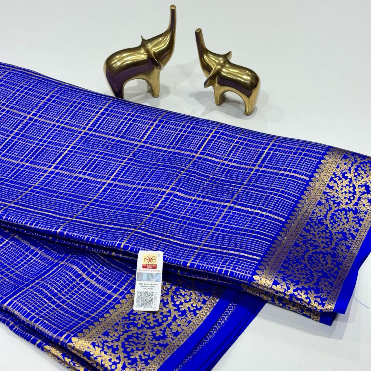 Pure Mysore Crepe Silk Saree