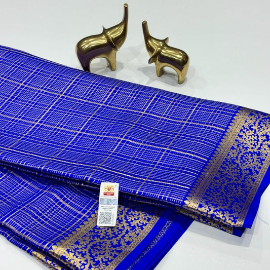 Pure Mysore Crepe Silk Saree
