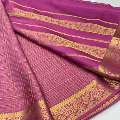 Pure Mysore Crepe Silk Saree