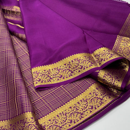 Pure Mysore Crepe Silk Saree