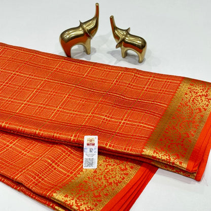 Pure Mysore Crepe Silk Saree