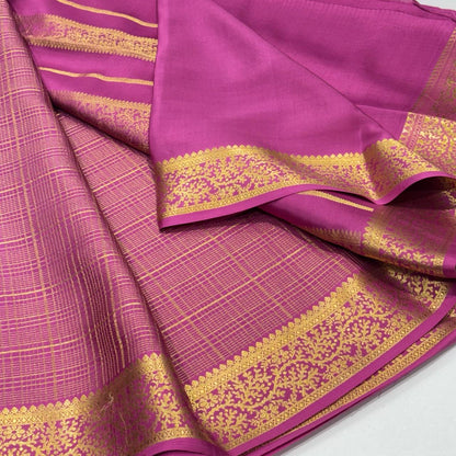 Pure Mysore Crepe Silk Saree