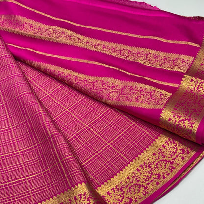 Pure Mysore Crepe Silk Saree