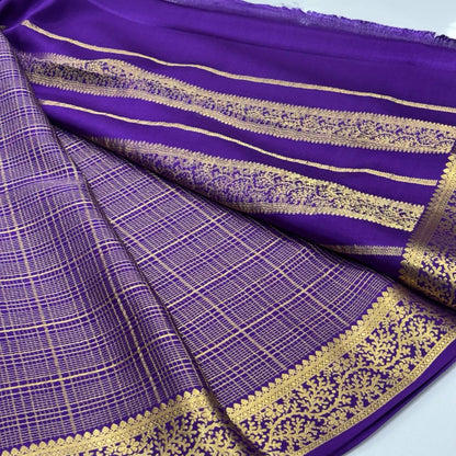 Pure Mysore Crepe Silk Saree