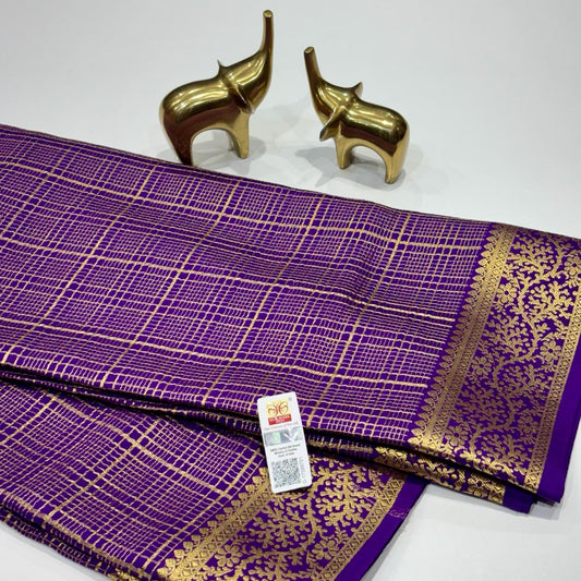 Pure Mysore Crepe Silk Saree