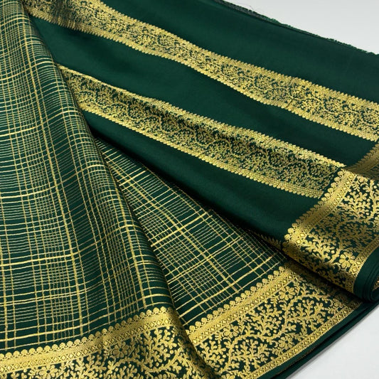Pure Mysore Crepe Silk Saree