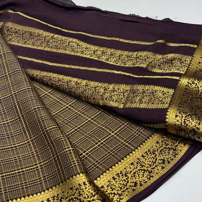 Pure Mysore Crepe Silk Saree
