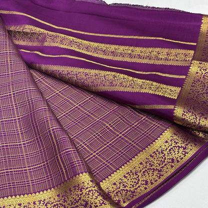 Pure Mysore Crepe Silk Saree