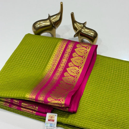Pure Mysore Crepe Silk Saree