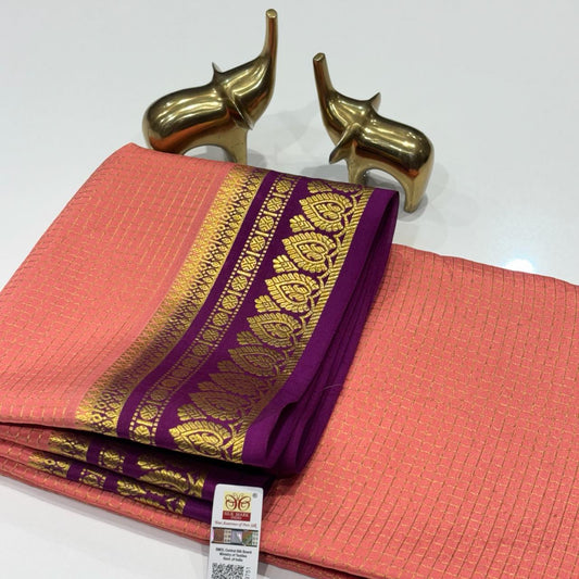 Pure Mysore Crepe Silk Saree