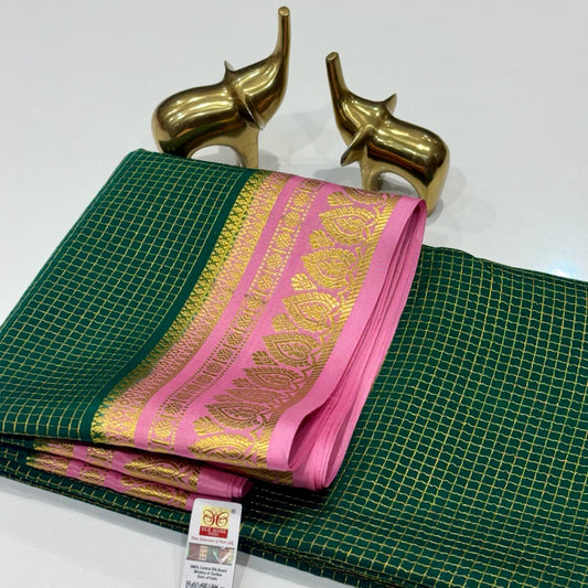 Pure Mysore Crepe Silk Saree