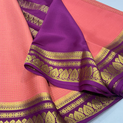 Pure Mysore Crepe Silk Saree