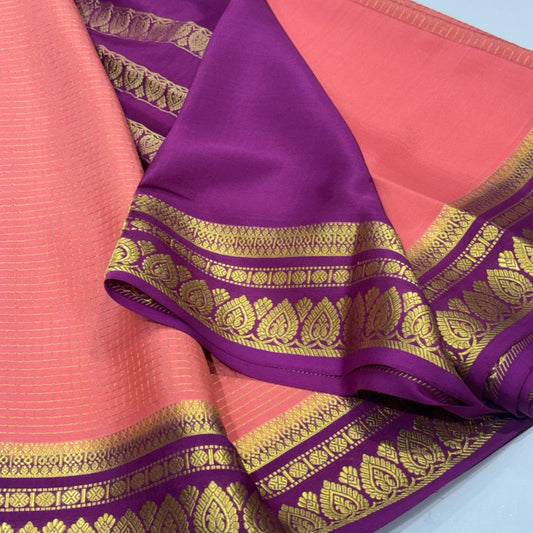 Pure Mysore Crepe Silk Saree