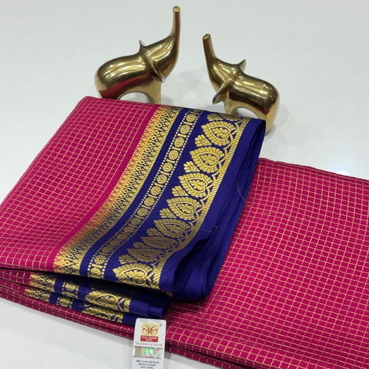 Pure Mysore Crepe Silk Saree