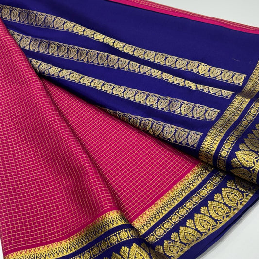 Pure Mysore Crepe Silk Saree