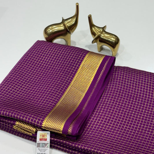 Pure Mysore Crepe Silk Saree