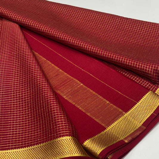 Pure Mysore Crepe Silk Saree
