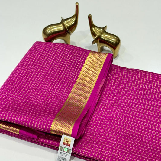 Pure Mysore Crepe Silk Saree
