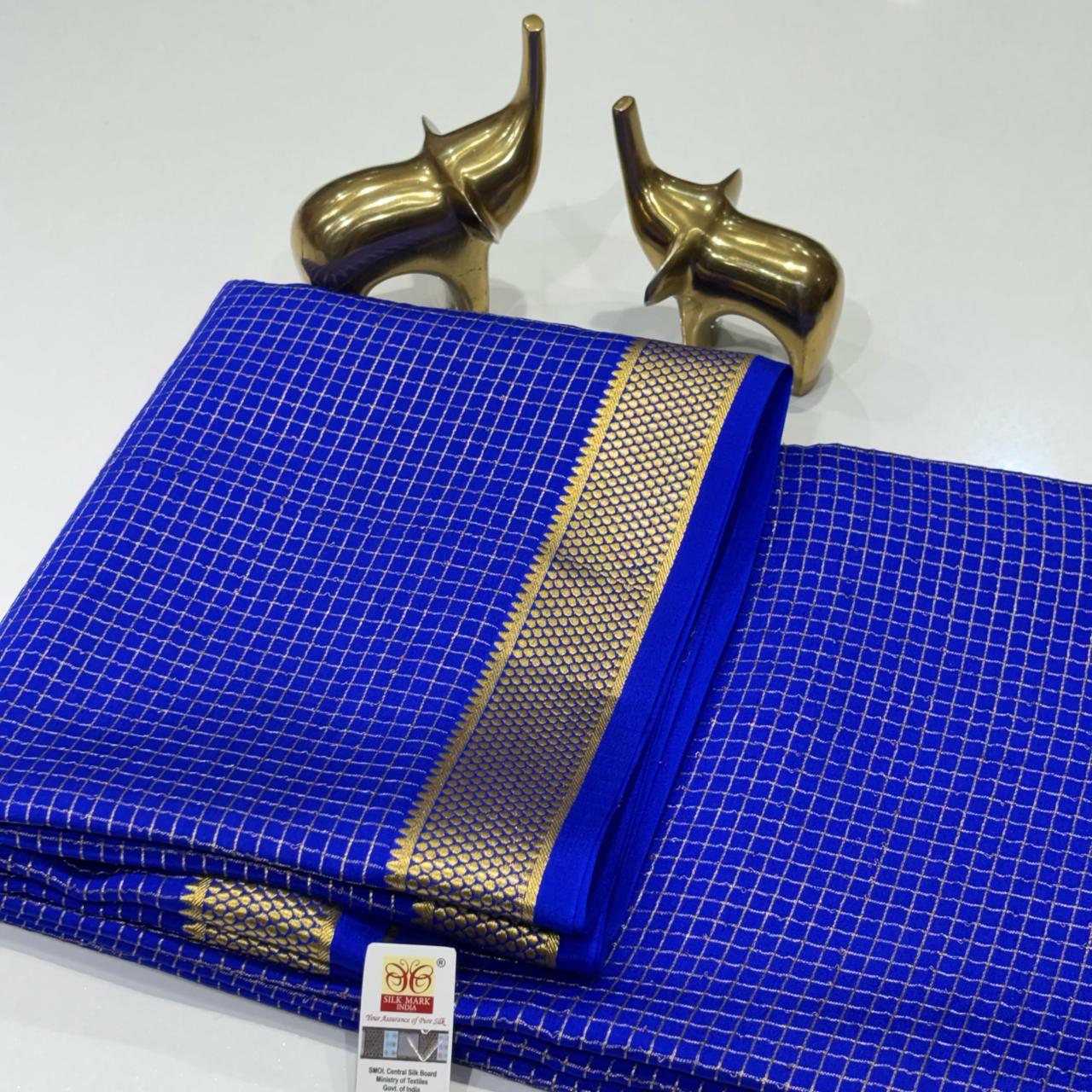 Pure Mysore Crepe Silk Saree