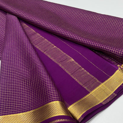 Pure Mysore Crepe Silk Saree