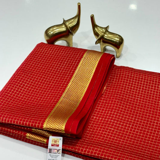 Pure Mysore Crepe Silk Saree