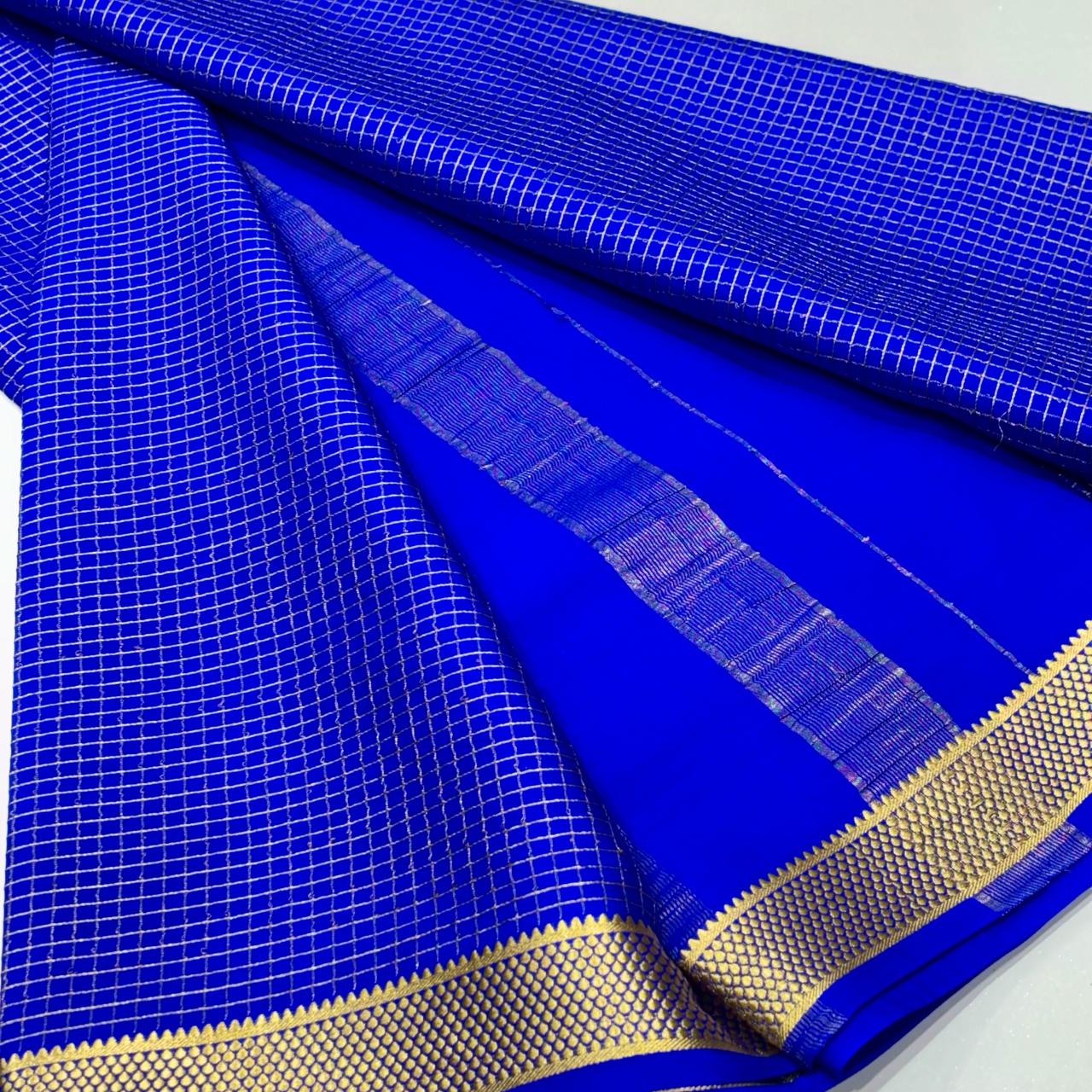Pure Mysore Crepe Silk Saree