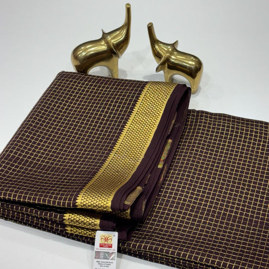 Pure Mysore Crepe Silk Saree