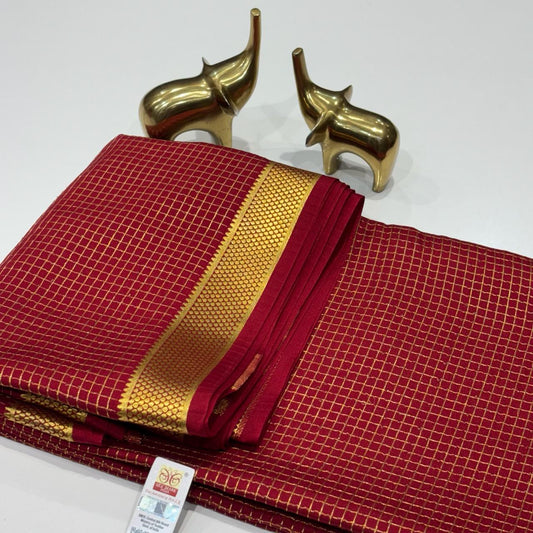 Pure Mysore Crepe Silk Saree