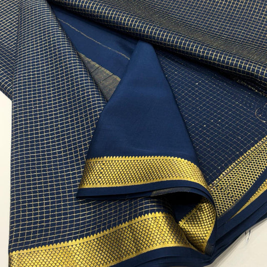 Pure Mysore Crepe Silk Saree