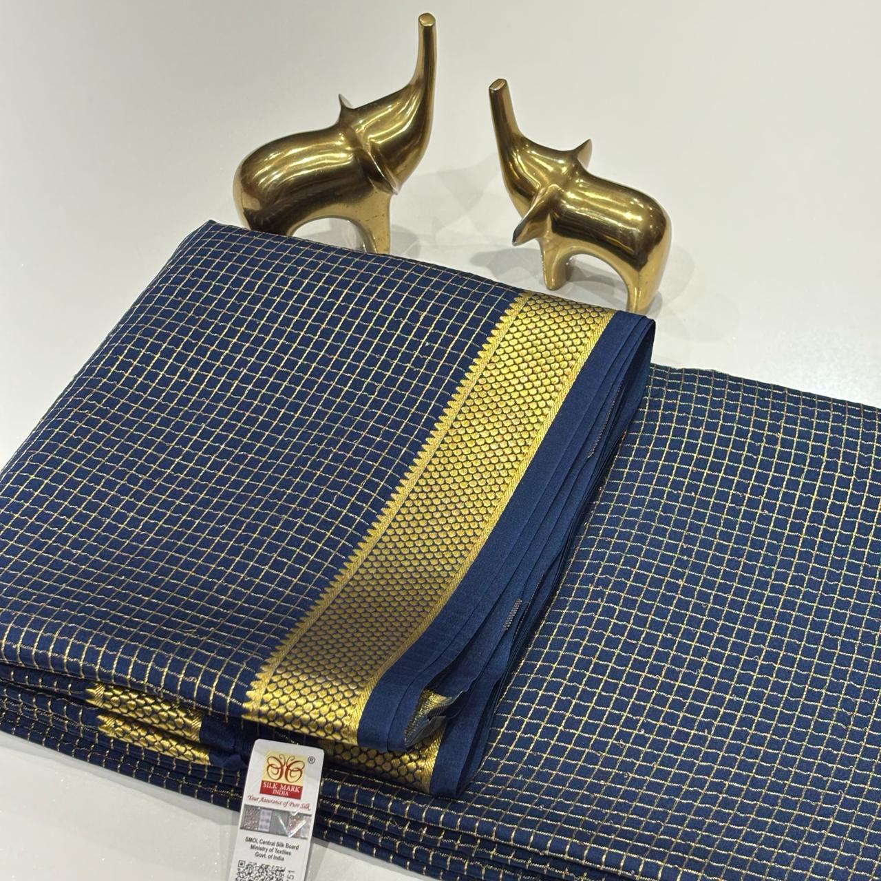 Pure Mysore Crepe Silk Saree