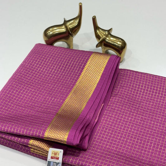 Pure Mysore Crepe Silk Saree