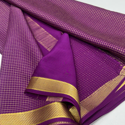 Pure Mysore Crepe Silk Saree