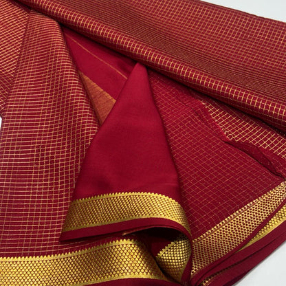 Pure Mysore Crepe Silk Saree