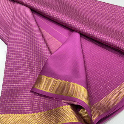 Pure Mysore Crepe Silk Saree