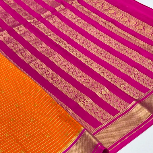 Pure Mysore Crepe Silk Saree