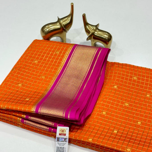 Pure Mysore Crepe Silk Saree