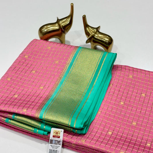 Pure Mysore Crepe Silk Saree