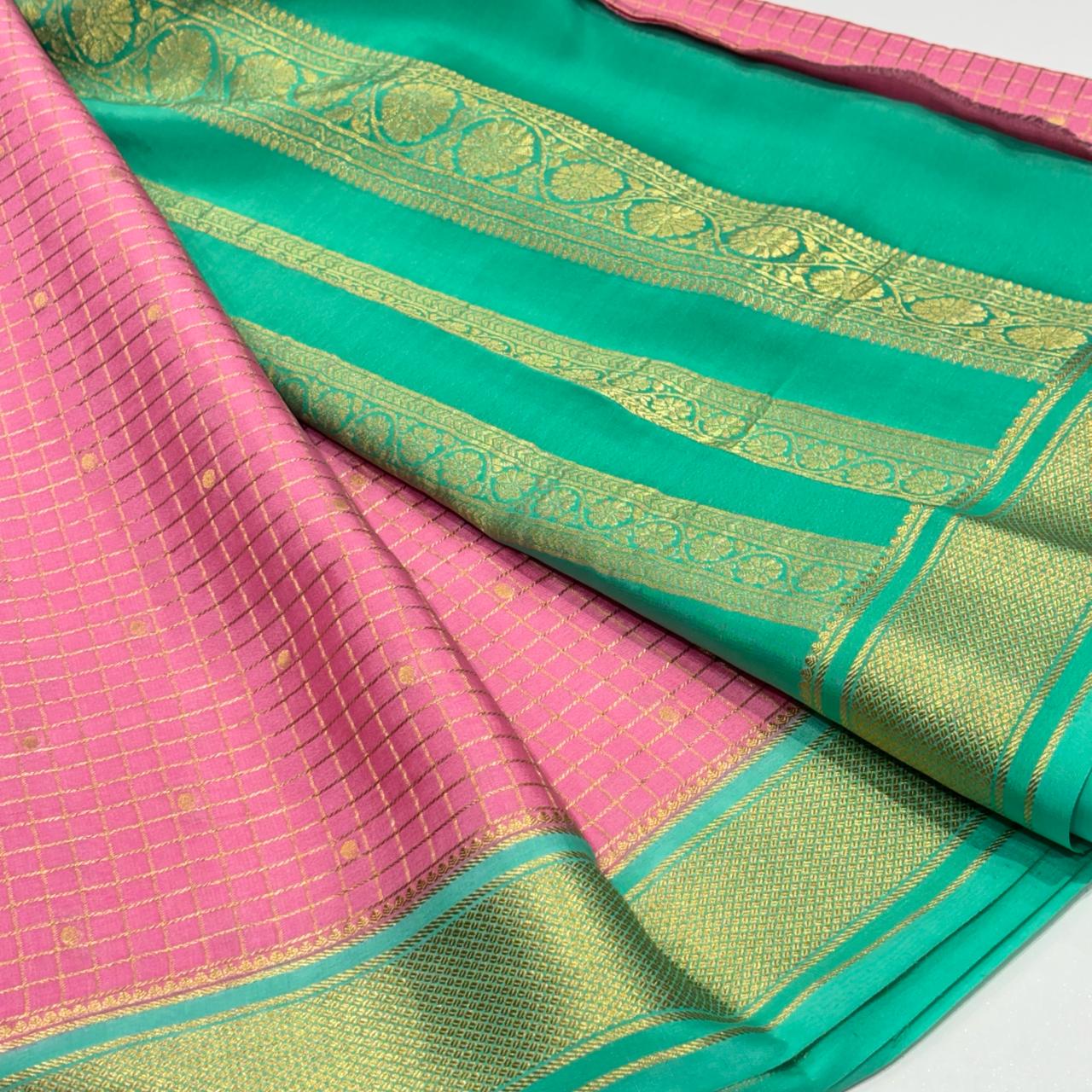Pure Mysore Crepe Silk Saree