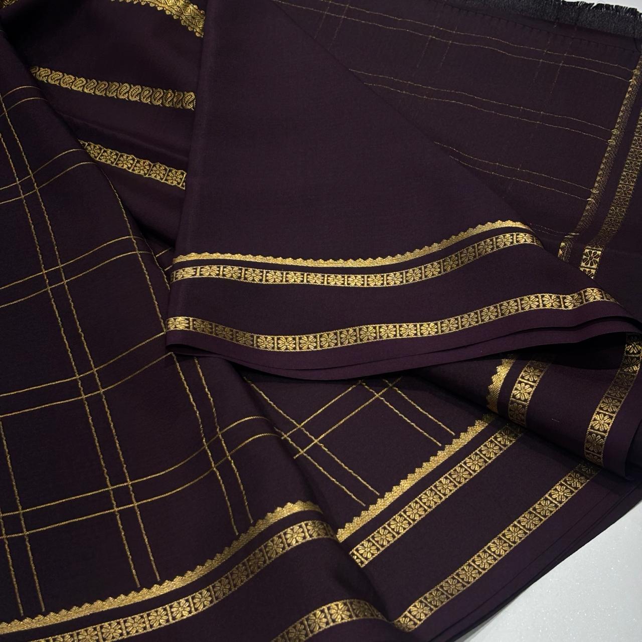 Pure Mysore Crepe Silk Saree