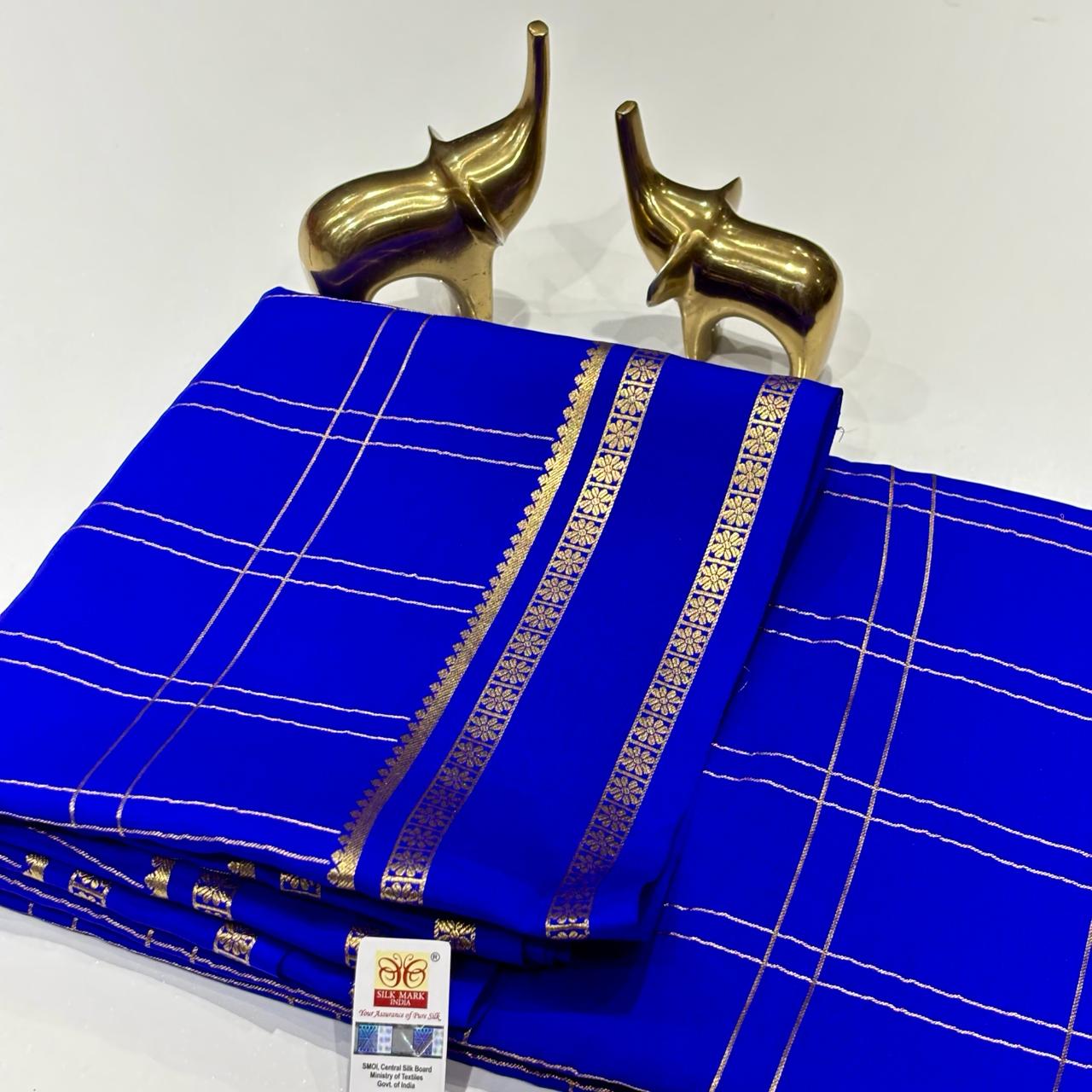Pure Mysore Crepe Silk Saree