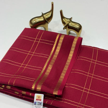 Pure Mysore Crepe Silk Saree